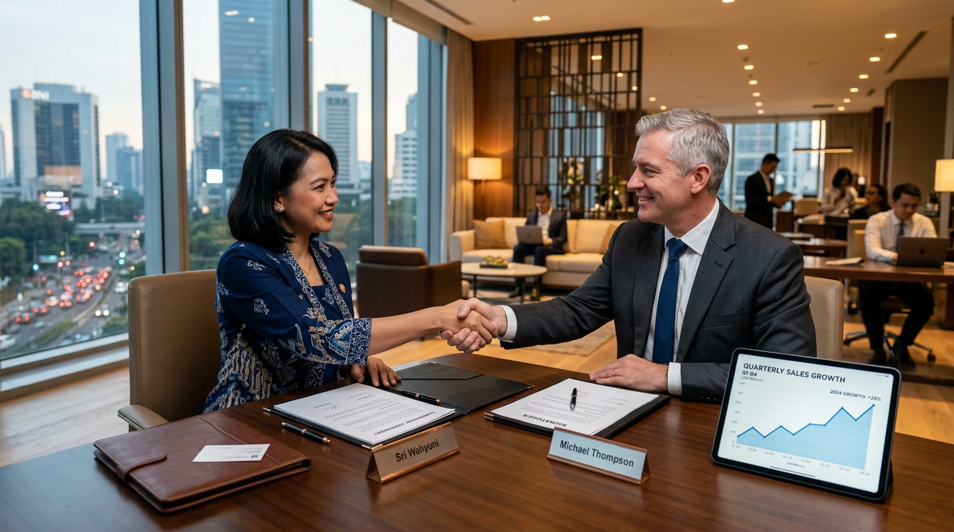 Abadi Guru Appointed Marketing Agent Commercial Agreement in Jakarta